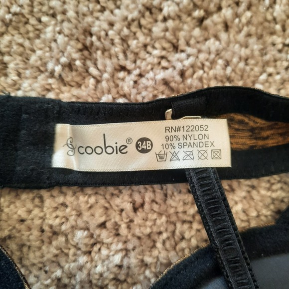NWT Coobie 34 B Bra..  Padded Underwire, removable straps. - Picture 4 of 4